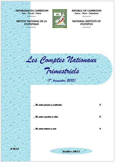 Cover of Les Comptes Nationaux Trimestriels